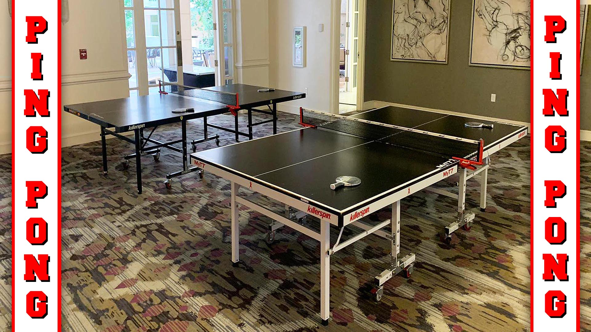 ping pong table event rental game